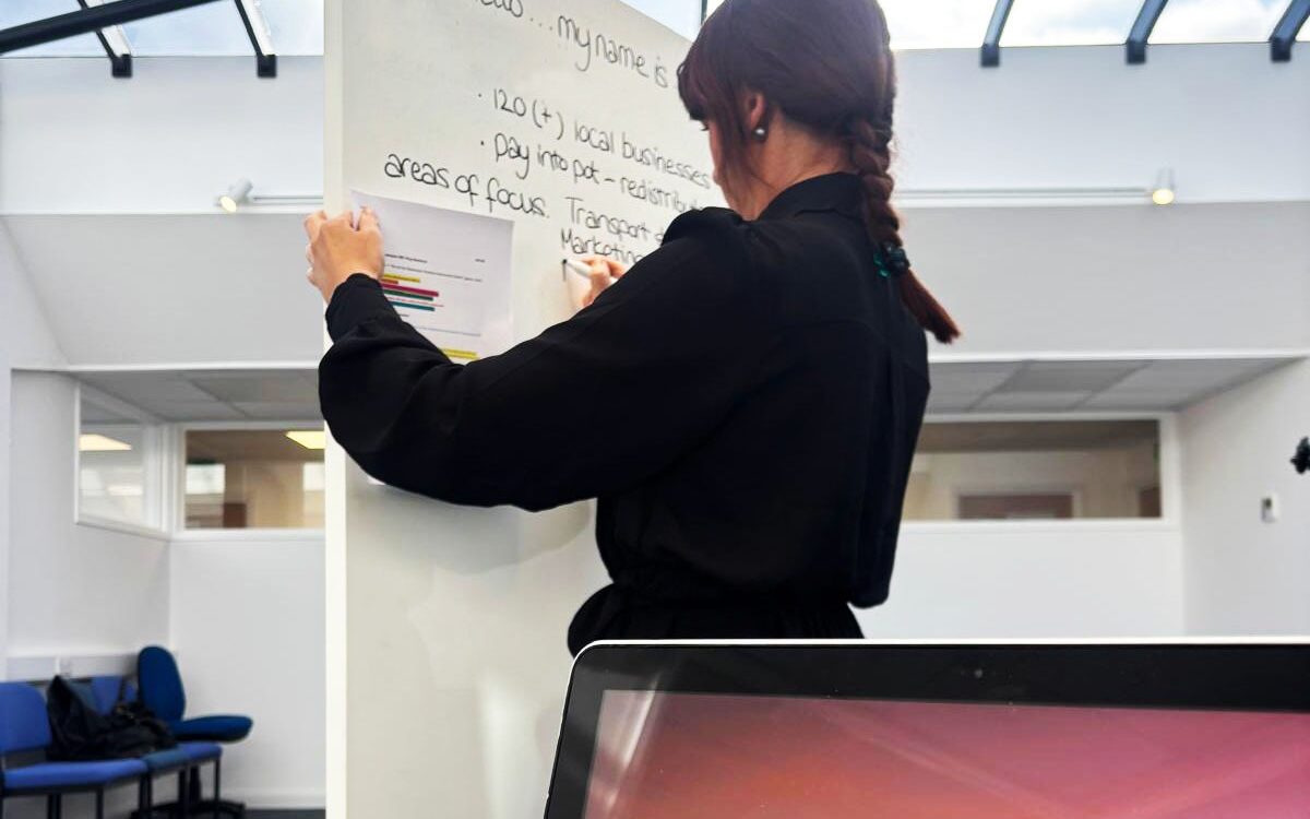 Prair Farrell from Design Pitch at Okehampton Business Centre