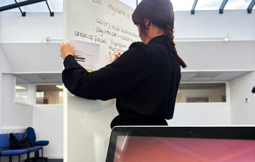 Prair Farrell from Design Pitch at Okehampton Business Centre