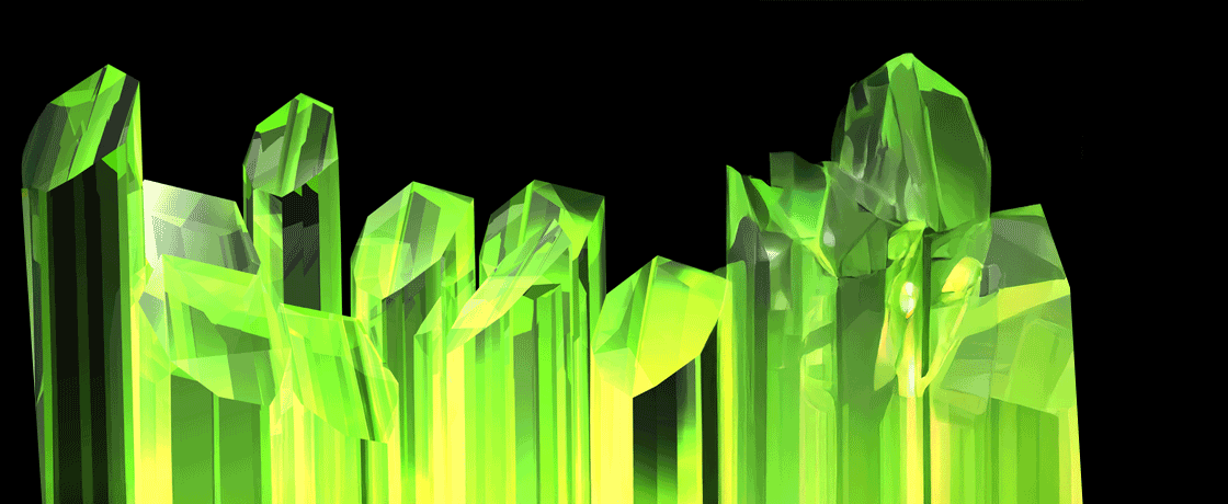 kriptonite on black background